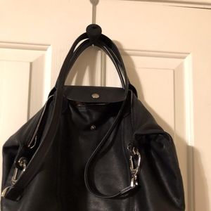 Longchamp Medium Black Le Pliage Cuir